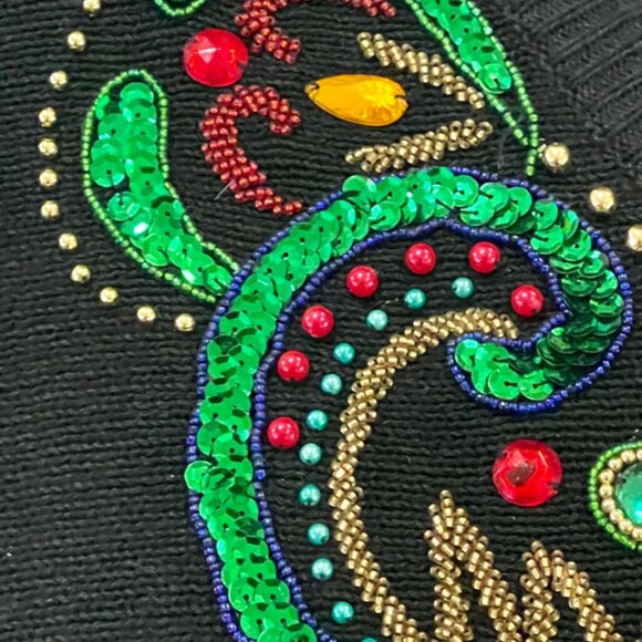 VINTAGE DIANA MARCO Sequined SWEATER - Picture 12 of 16